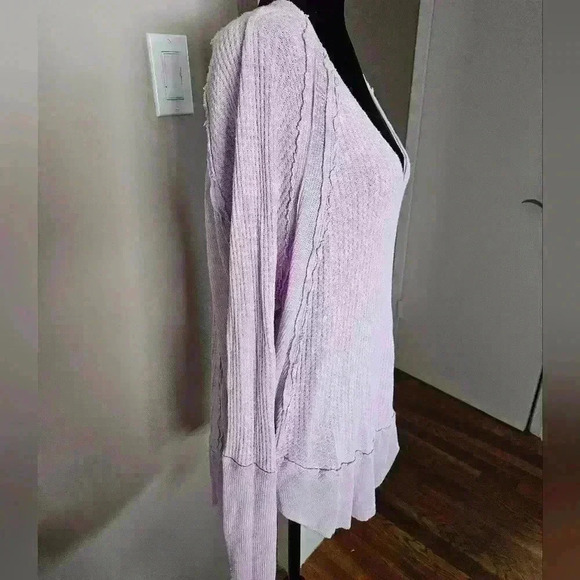 We the Free Women's Catalina Thermal Top in Lilac M - Picture 4 of 16